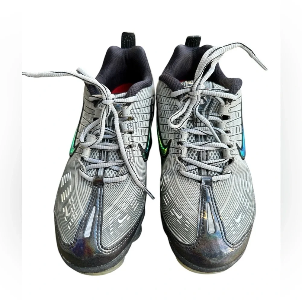 Nike Vapor Max 360 women’s shoes runners metallic silver black size 6 - 6.5 - Picture 2 of 10